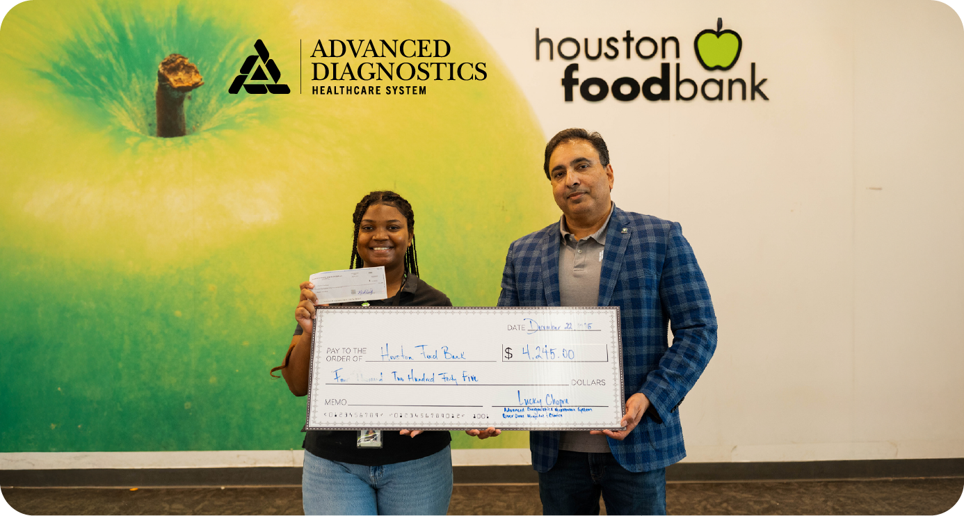 Advanced Diagnostics and The Houston Food Bank: Partners In Ending Holiday Hunger